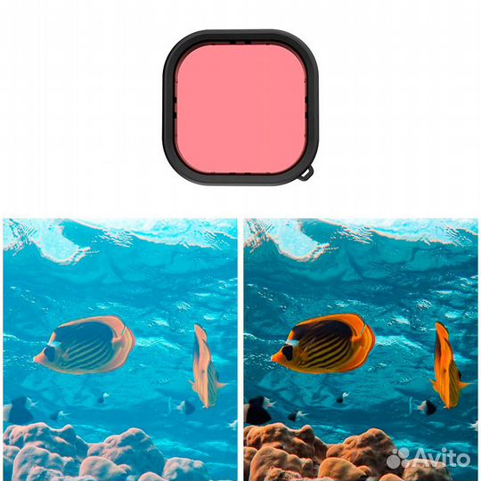 Светофильтры Для бокса GoPro Hero 9/10/11/12 (3 Шт