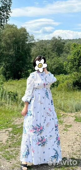 Длинное платье в пол летнее