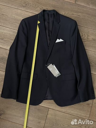 Пиджак мужской H&M 100wool 48 размер новый
