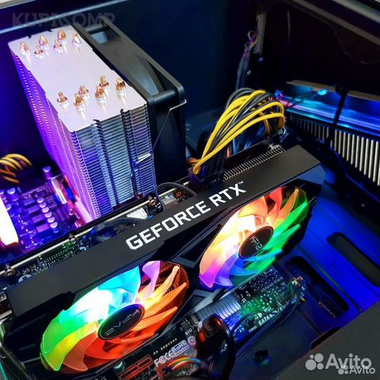 Игровой PC с RTX 3050 8Gb на Ryzen 5, 16Gb, SSD