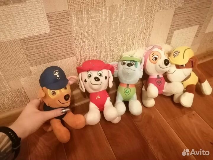 Мягкие игрушки щенячий патруль, Миньоны