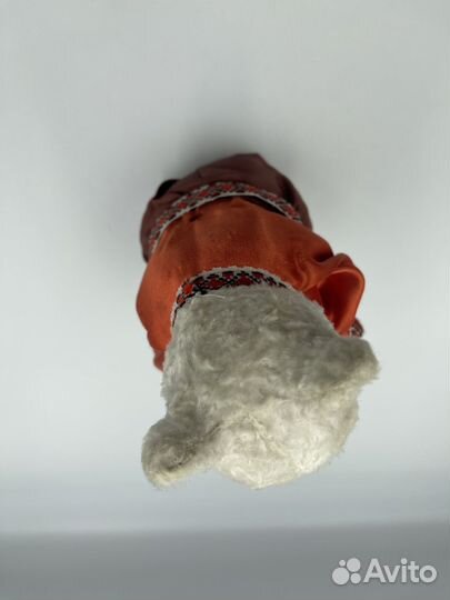 Игрушка мишка механический в народном костюме