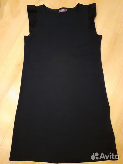 Школьный сарафан темно синий 152