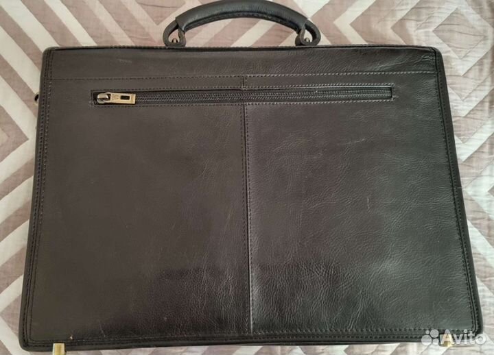 Мужской кожаный портфель wanlima