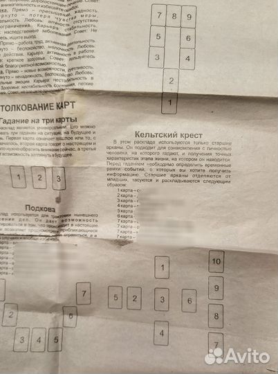 Карты таро обучающие колода Уэйта