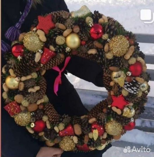 Венок новогодний