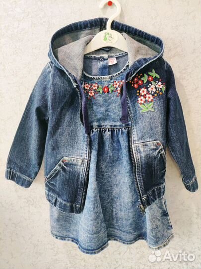 Костюм джинсовый на 2года в идеале