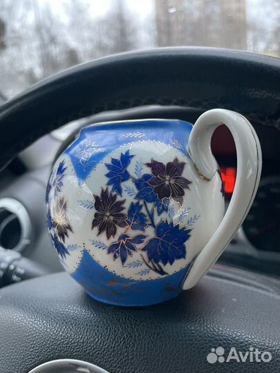 Молочник СССР цветы пфз 1955 год