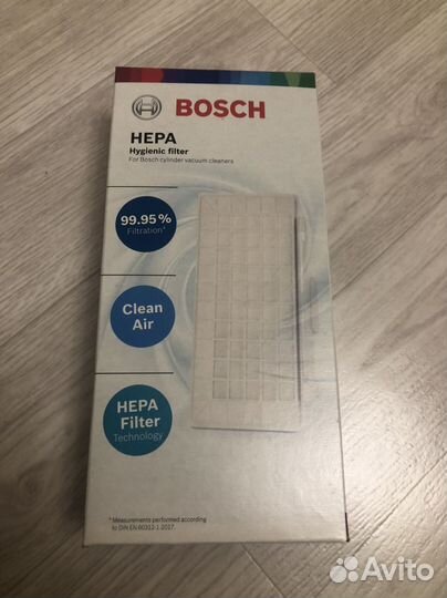 Hepa фильтр Bosch, BBZ154UF, BBZ154HF