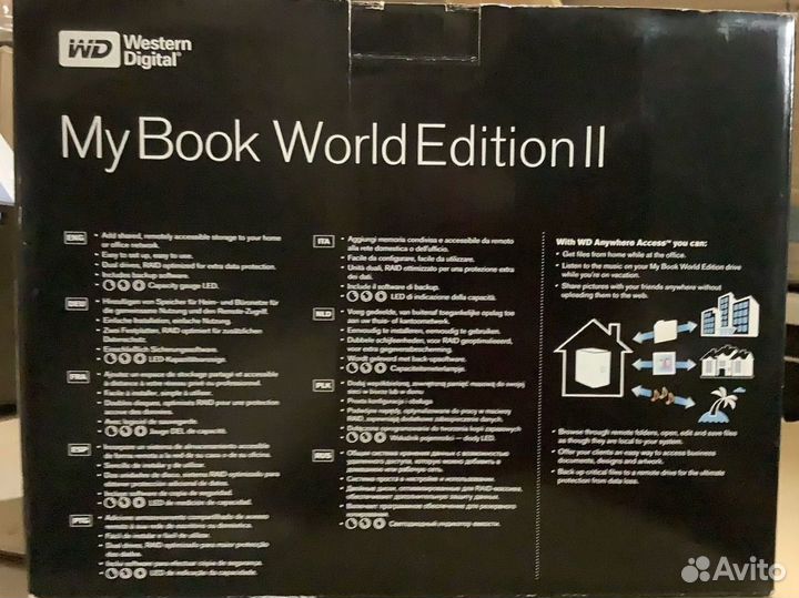 Сетевой диск NAS Western Digital My Book World II