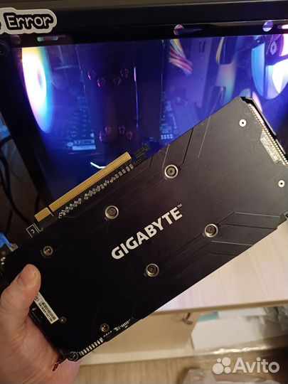 Видеокарта RX 580 4gb Gigabyte Gaming