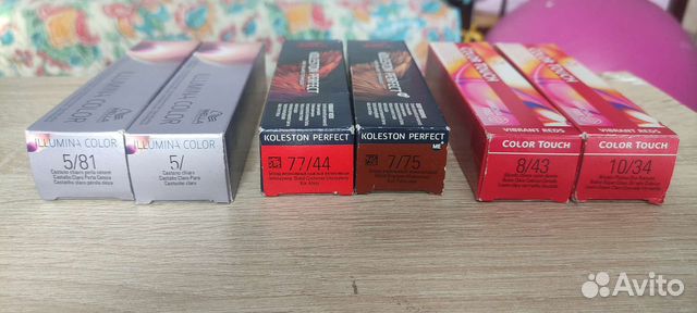 Wella pr.: Koleston, Illumina, Colour touch