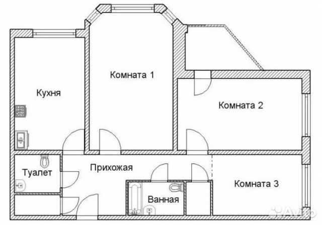 Построить схему комнаты