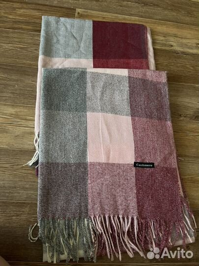 Кашемировый шарф палантин платок