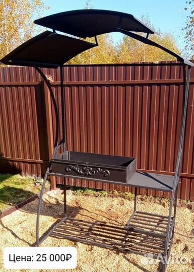 Беседка с мангалом