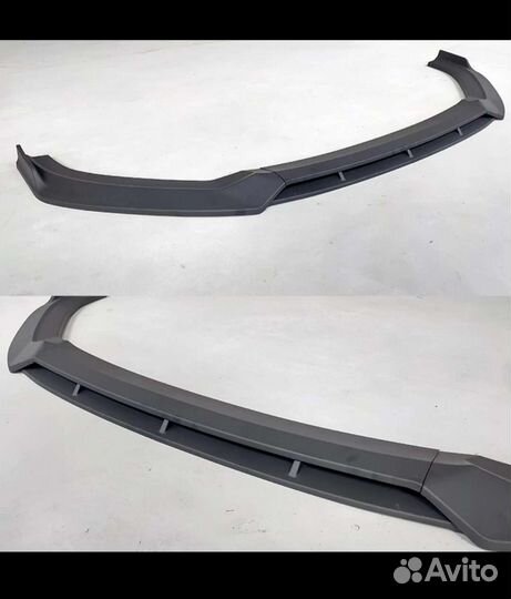 Сплиттер Губа,переднего бампера audi a3, s3 16-19г