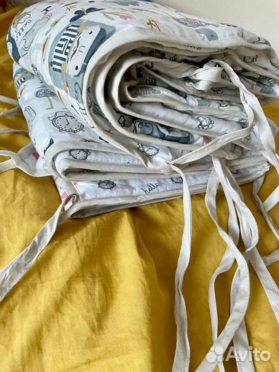 Бортики в детскую кроватку (хлопок)