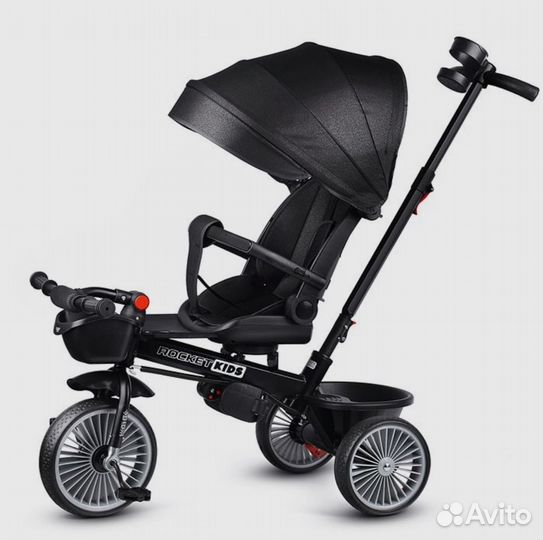 Велосипед коляска с ручкой