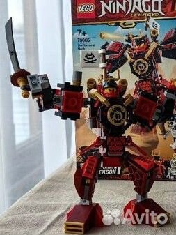 Lego Ninjago Робот-самурай 70665