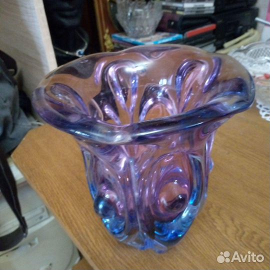 Красивая ваза,чехия,50-е годы