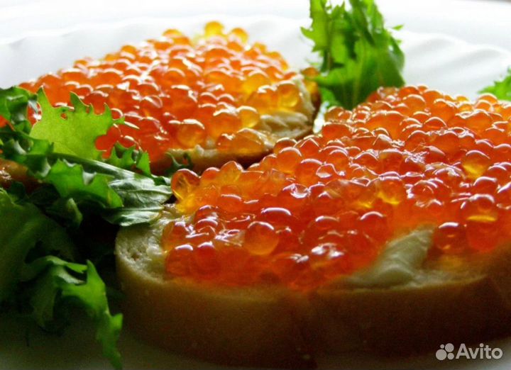 Красная икра (форелевая), в ястыках