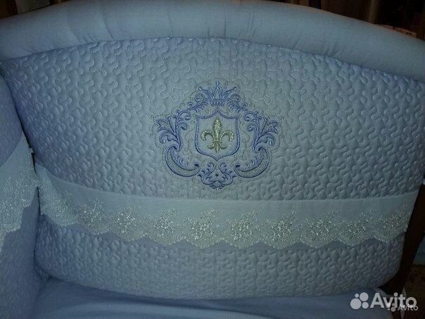 Бортики для детской кроватки Lappetti (+ балдахин)