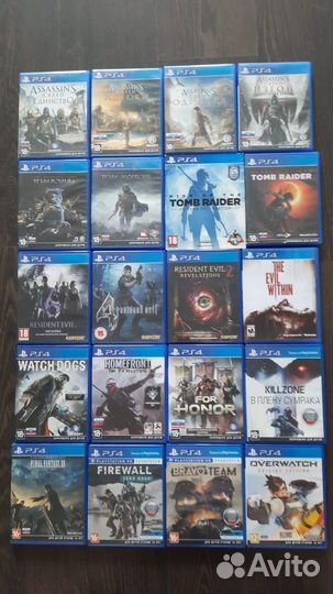 Много игр на PS4 и PS5