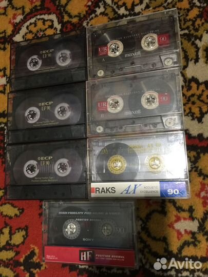 Аудиокассеты с записью