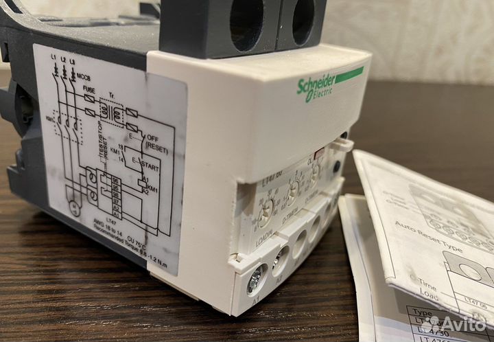 Электронное реле перегрузки Schneider lt4760m7s