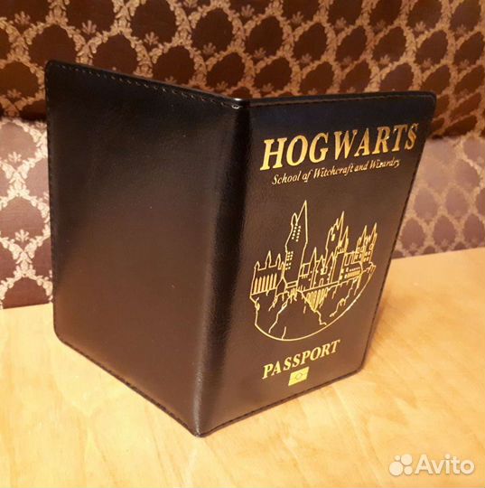 Обложка на документы, паспорт. Гарри Поттер, Хогва