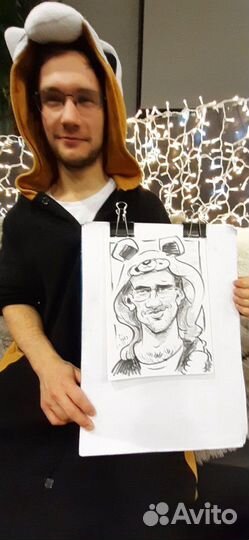 Художники на мероприятие шаржи портреты по фото