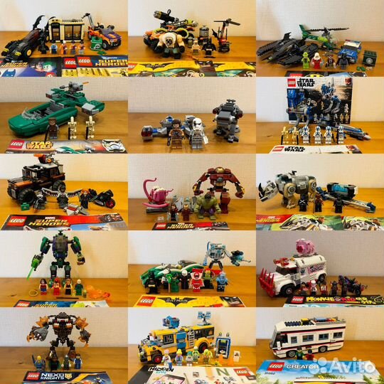 Lego star wars marvel super heroes наборы