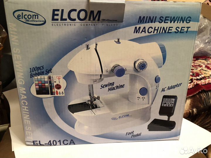 Мини швейная машинка