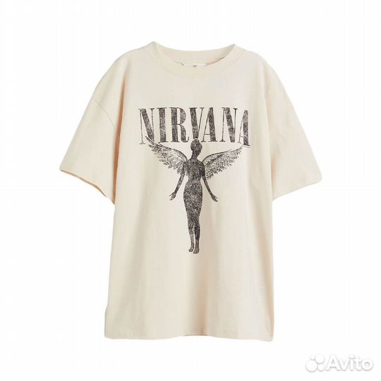 Футболка h&m nirvana