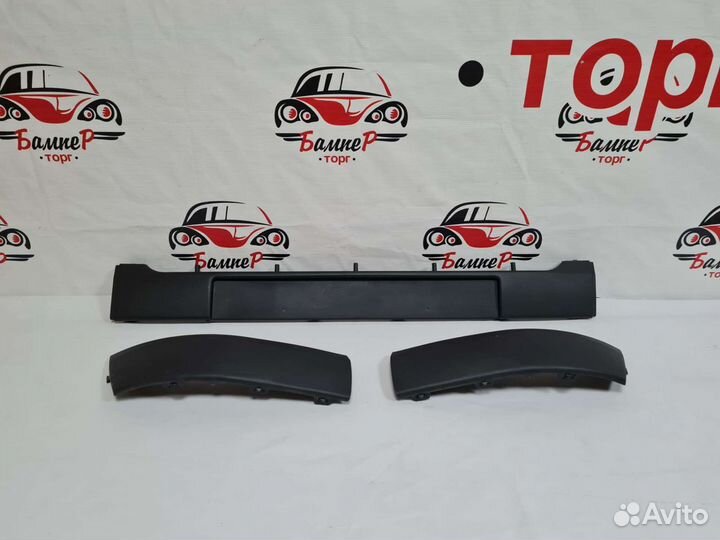 Молдинги переднего бампера Renault Clio Symbol