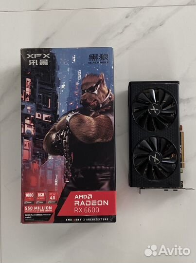 Видеокарта Radeon RX6600 XFX