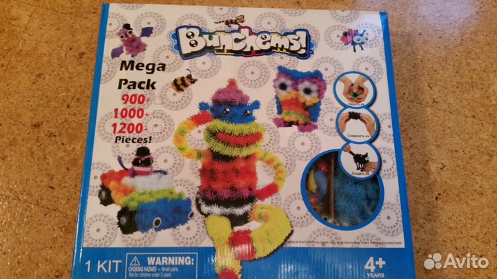 Банчемс/ Bunchems/ мягкий конструктор