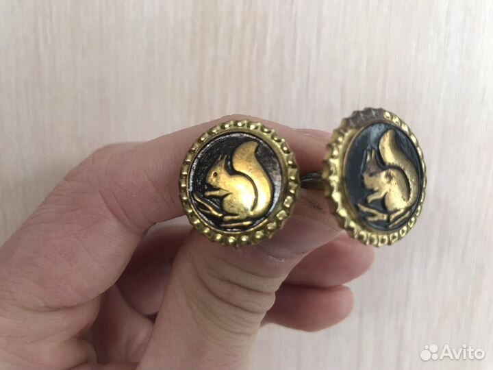 Запонки белочки