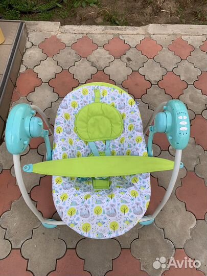 Детские качели электрические, лежанка