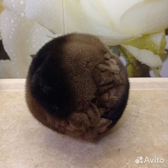 Шапка норковая женская б /у