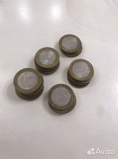 10 рублей биметалл