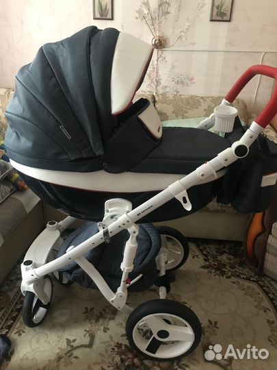 Коляска 3в1 Adamex monte carbon