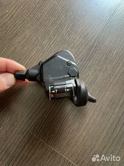 Задний переключатель shimano и монетка MicroShift