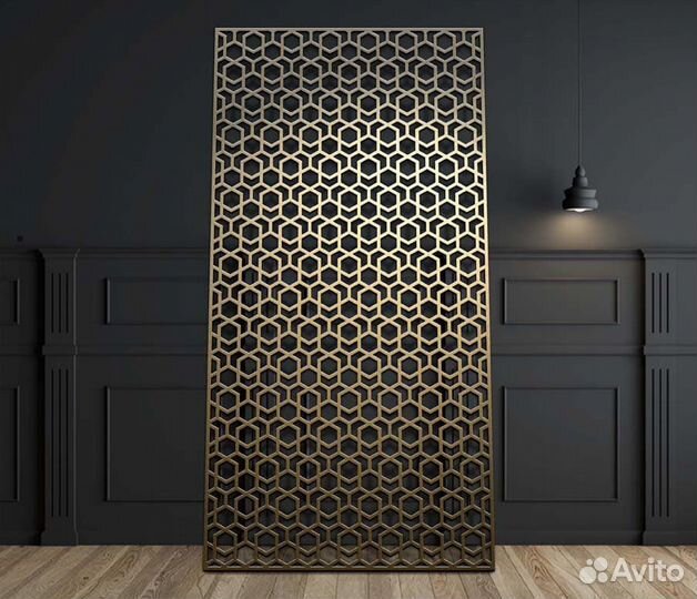 Резные перегородки и экраны радиаторов