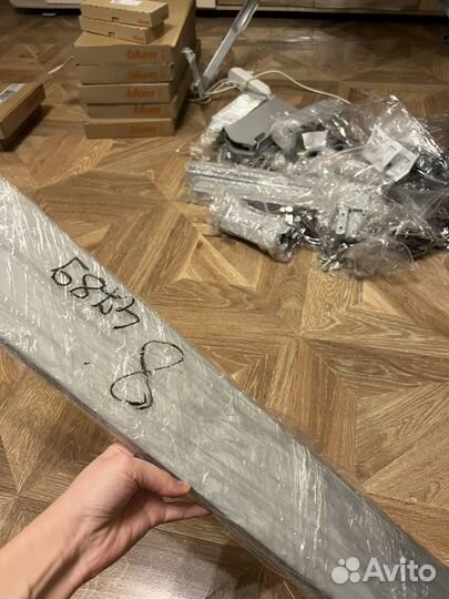 Пер.панель intivo/a. Без паза, сер