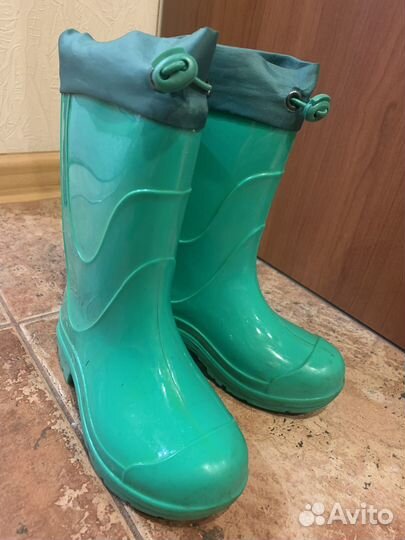 Детские резиновые сапоги