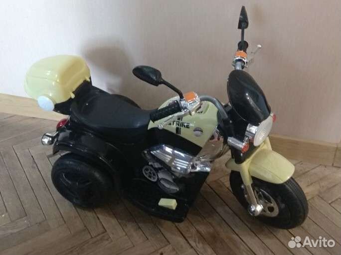 Детский электромобиль мотоцикл б/у