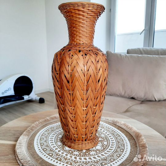 Плетеная ваза 40 см