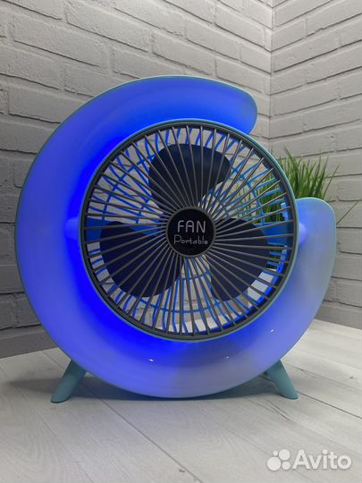 Вентилятор настольный,светодиодный