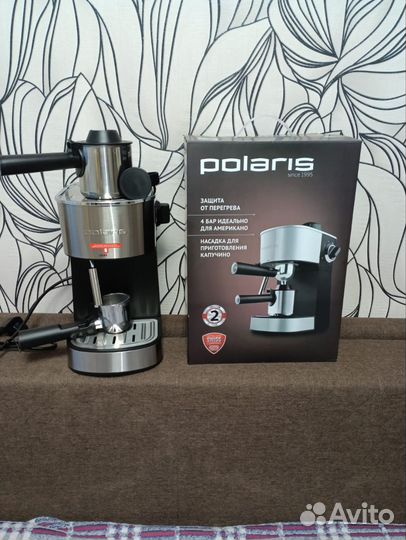 Кофеварка рожковая polaris